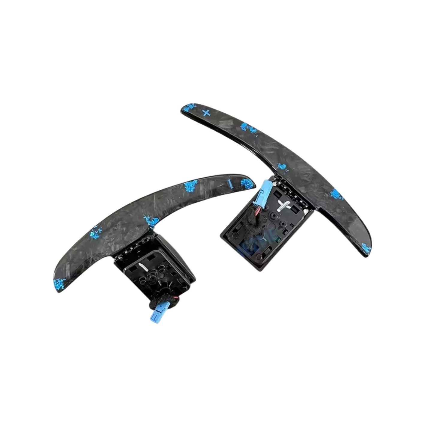 Carbon Fiber Paddle Shifters – Fits BMW M3 M4 M5 / G28 G38 / 3 Series & 5 Series / X3 X5 – Forged Carbon Gear Shift Extensions