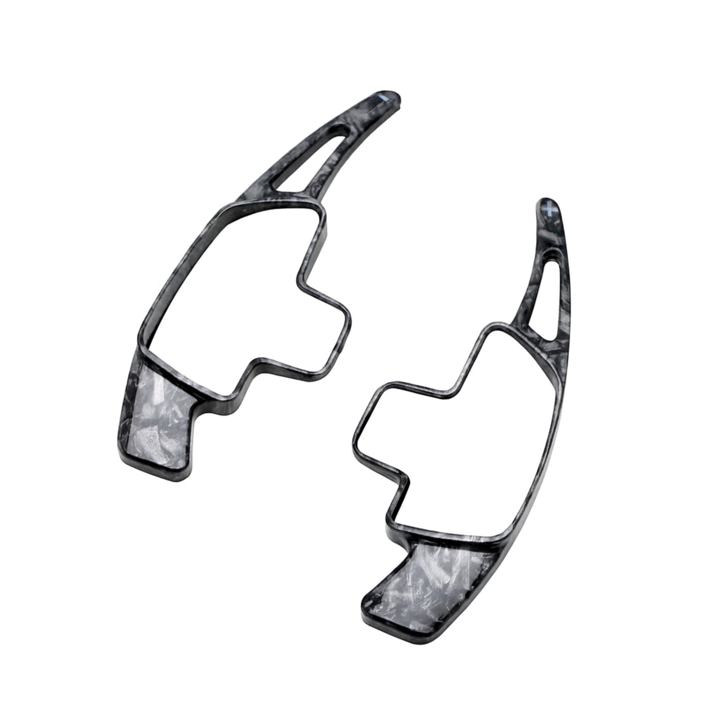 Carbon Fiber Paddle Shifter Extensions for Mercedes-Benz – Fits A, B, C, E, GLE-Class (W176, W205, W246, C117, W218)