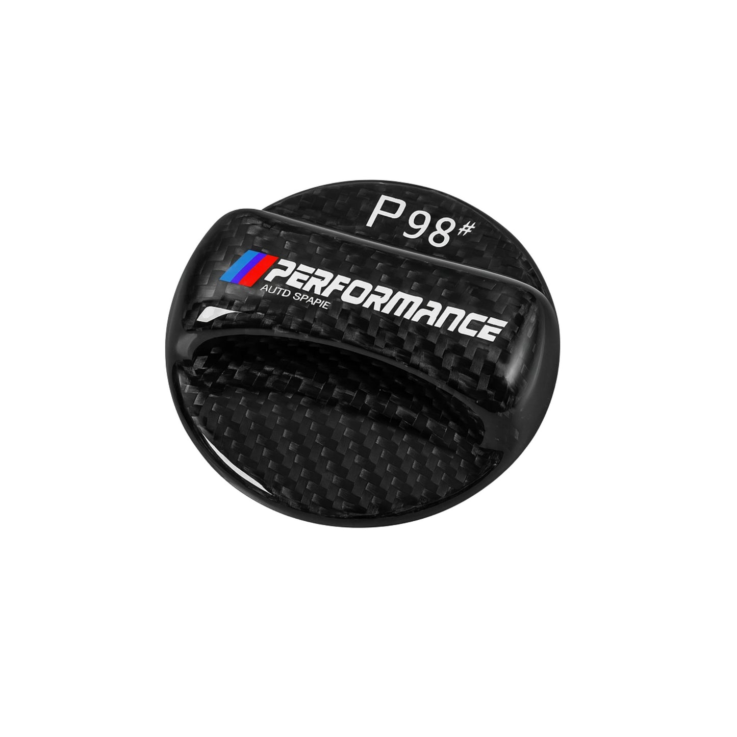 Carbon Fiber Fuel Tank Cap Cover for BMW – M Performance Style Gas Tank Protector