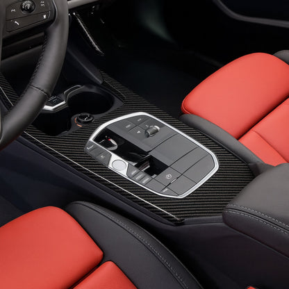 Soft Carbon Fiber Center Control Panel Sticker for BMW 1 Series F70 F40 & 2 Series F78 F44 – Interior Trim Frame Cover