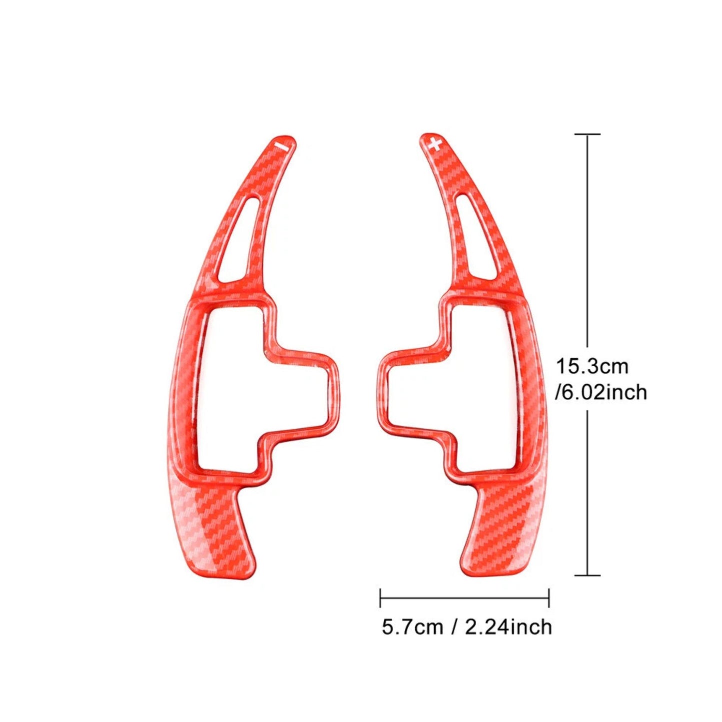 Carbon Fiber Paddle Shifter Extensions for Mercedes-Benz – Fits A, B, C, E, GLE-Class (W176, W205, W246, C117, W218)