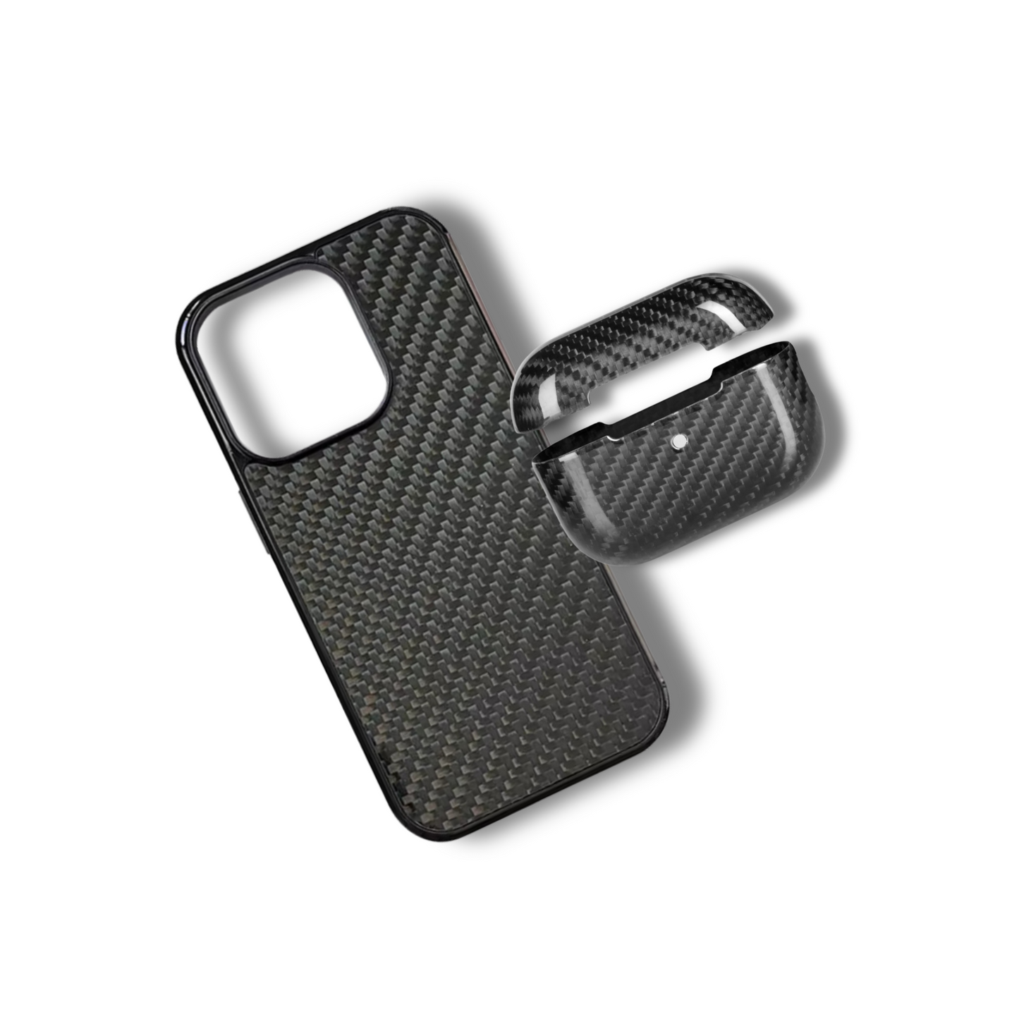 SLNXHERE - Weaved Carbon Fiber Bundle Case - APPLE