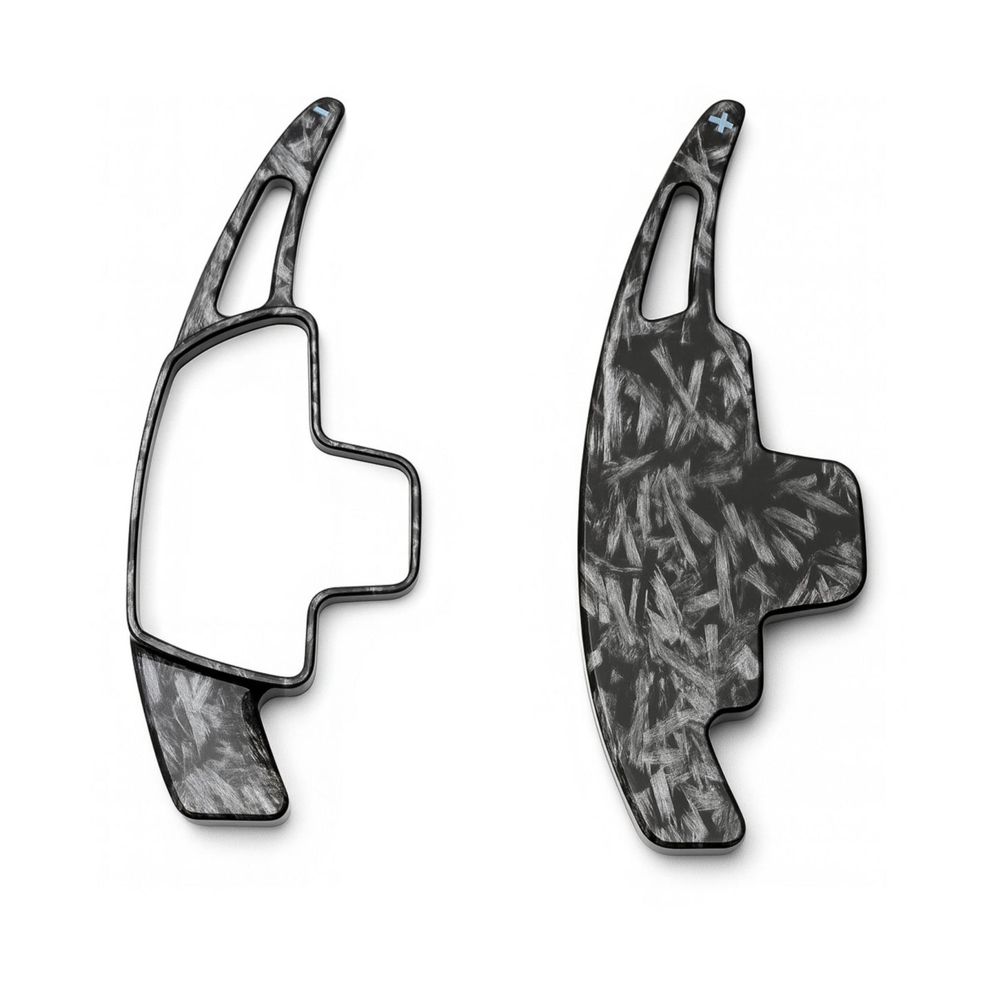 Carbon Fiber Paddle Shifter Extensions for Mercedes-Benz – Fits A, B, C, E, GLE-Class (W176, W205, W246, C117, W218)