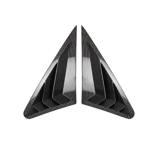 Carbon Fiber Style Rear Window Louver Trim for Audi A3 / S3 8V Sedan 2014–2020 – Exterior Decoration Upgrade (2PCS)