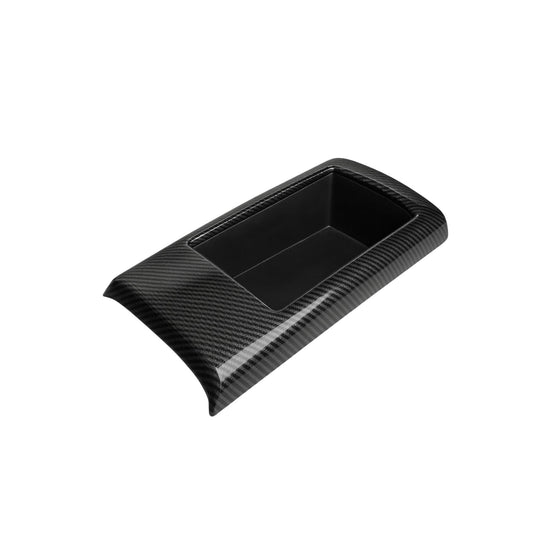 Carbon Fiber Style Center Armrest Storage Box Trim for Audi A3 / S3 / RS3 8V 2014–2018 – Interior Panel Cover
