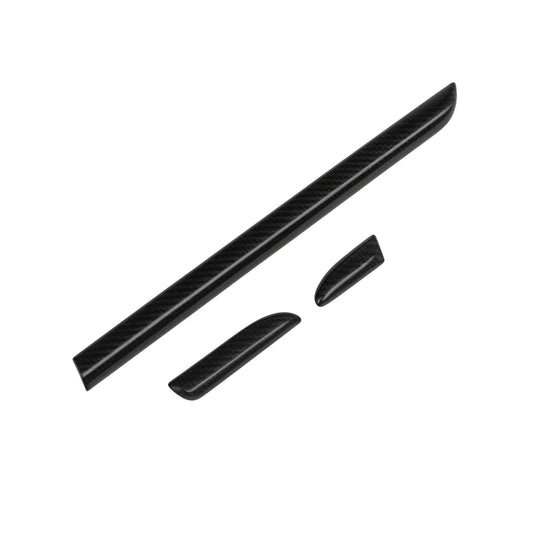 Carbon Fiber Style Dashboard Center Console Trim for Audi A3 / S3 / RS3 8V – Left-Hand Drive Only (3PCS Set)