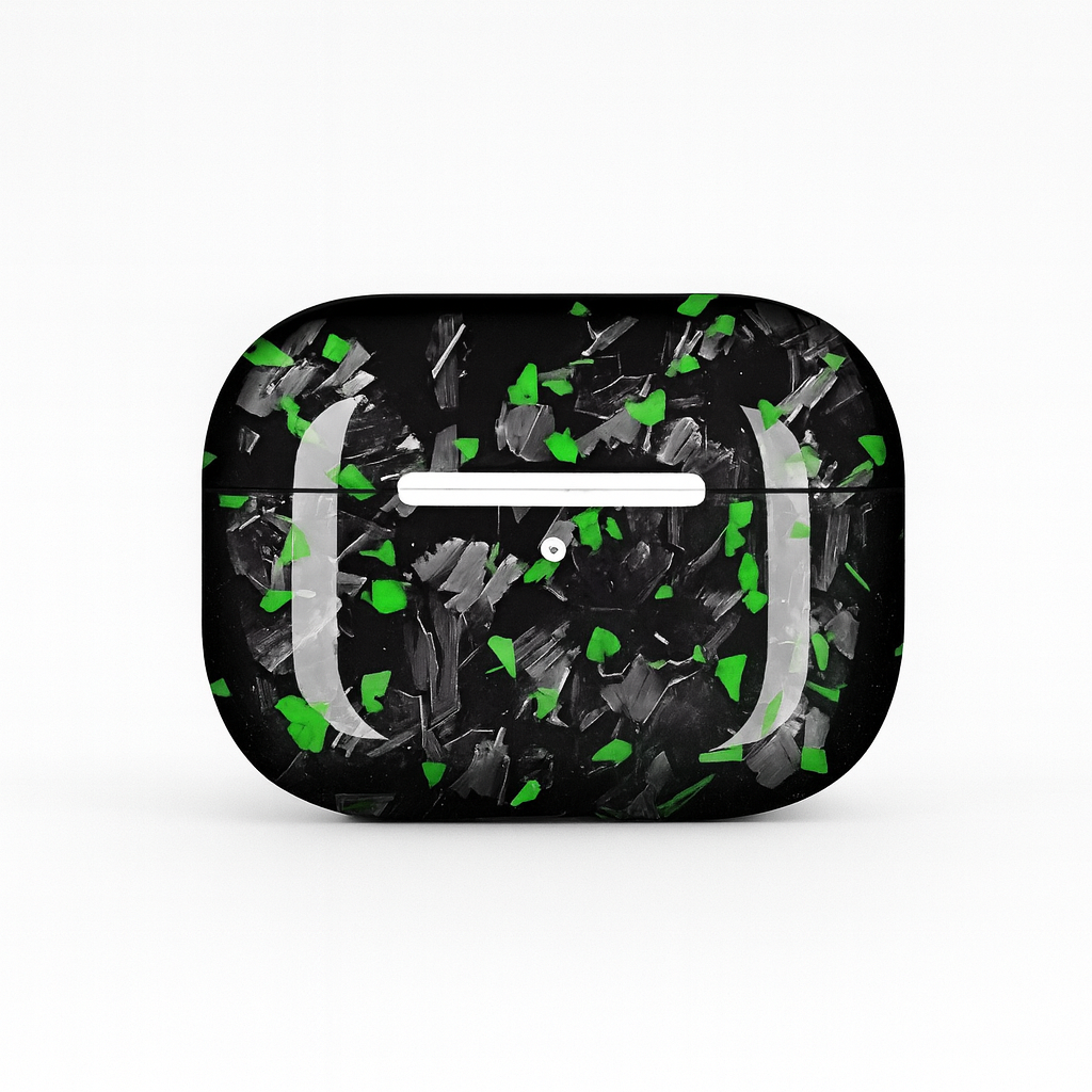 Forged Carbon Fiber AirPods Case – (Glossy) for AirPods Pro / AirPods 1–4