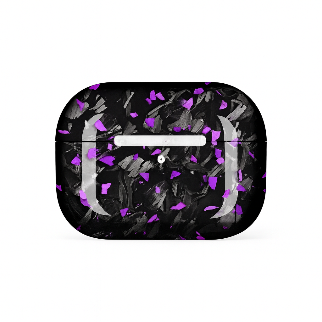 Forged Carbon Fiber AirPods Case – (Glossy) for AirPods Pro / AirPods 1–4