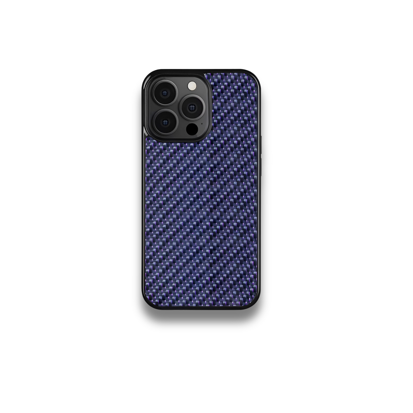 Purple Weaved Carbon fiber case