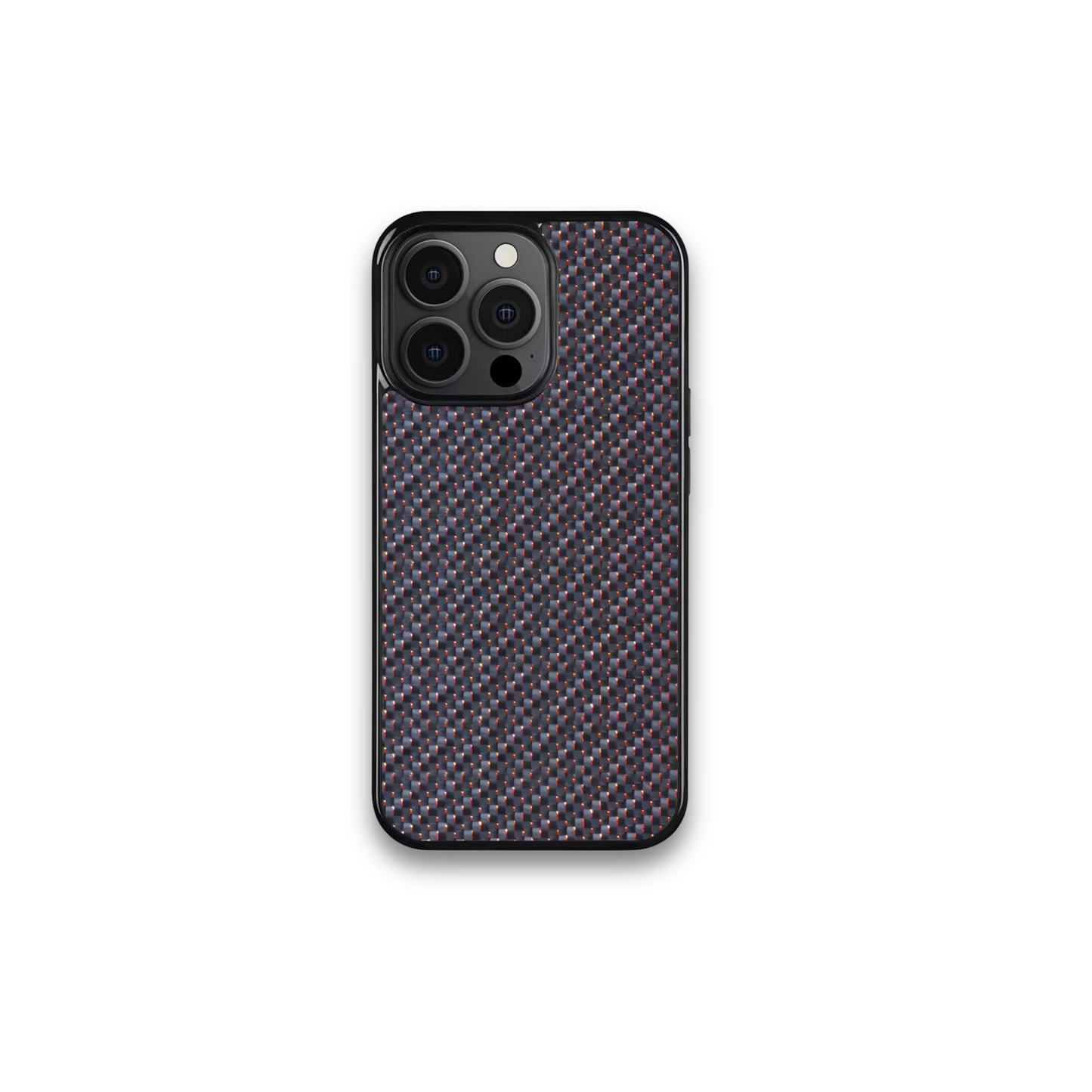 Red Weaved Carbon fiber case