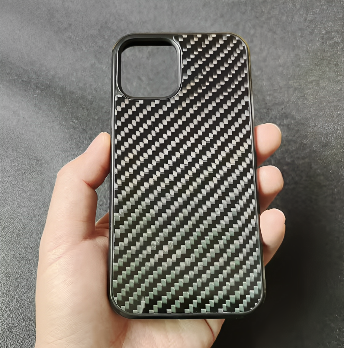 SLNXHERE - Weaved Carbon Fiber iPhone Case